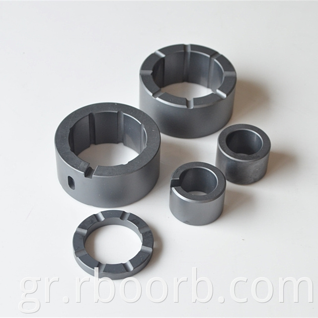 Mirror polish silicon carbide ceramic seal ring